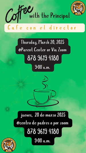 Coffee with the Principal